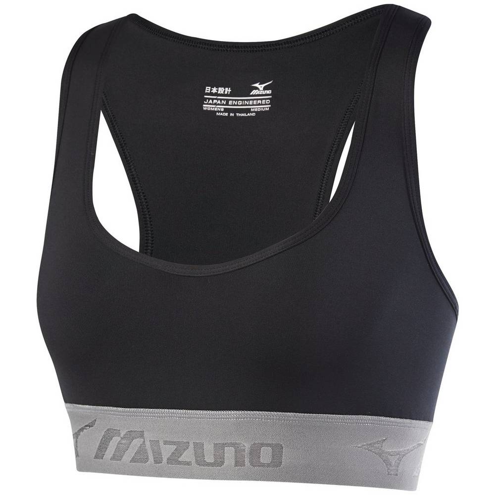 Damske Športová Podprsenka Mizuno Alpha Čierne Vypredaj CRNA17506